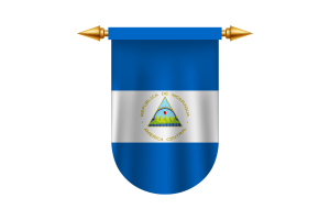 Nicaragua Flag Emblem Vector Images flag