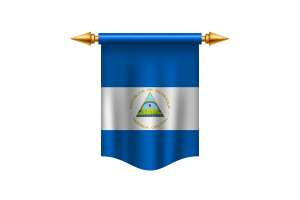 Nicaragua Flag Royal Banner flag