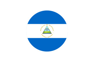 Nicaragua Flag Circle Vector Free flag
