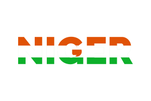 Niger Text Art flag