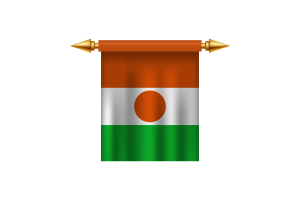 Niger Royal Emblem flag
