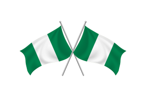 Nigeria Waving Friendship Flag flag