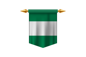 Emblem of the Federal Republic of Nigeria flag