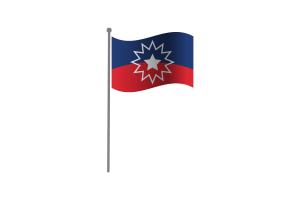 Waving Flag of Juneteenth flag