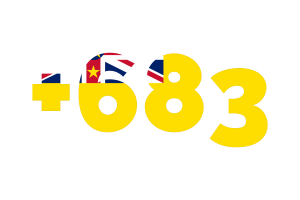 Niue Calling Code flag