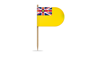 Niue Flag for Desk, Table flag