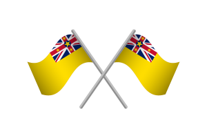 Niue Flag Emblem Vector Free flag