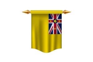 Niue Flag Royal Banner flag