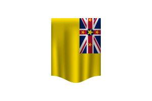 Niue Flag Banner flag