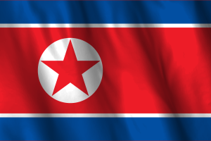 National Flag of North Korea flag