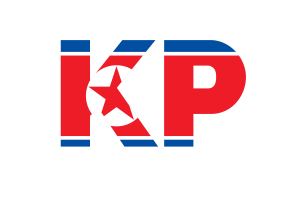 North Korea Country Code flag