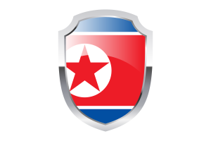 North Korea Shield Logo flag