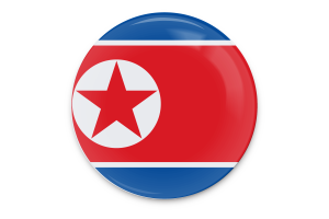 North Korea Flag Vector Art flag