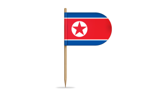 North Korea Flag for Desk, Table flag