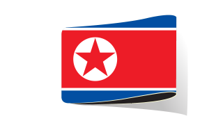 North Korea Flag Illustration Clipart flag