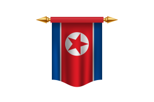 North Korea Flag Royal Banner flag