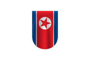 North Korea Flag Vector Free Dowanlod (SVG,PNG) flag