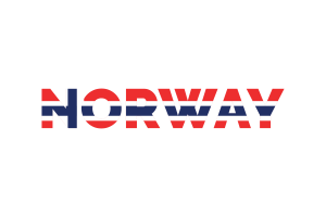Norway Text Art flag