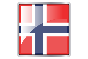 Norway Flag Square icon flag