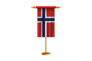 Norway Ceremonial Flag Vector Free flag