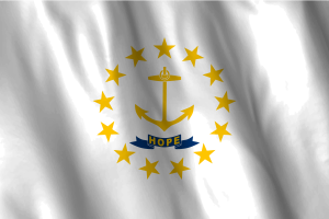 National Flag of Rhode Island flag