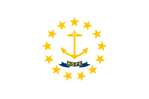 Emblem of Rhode Island flag