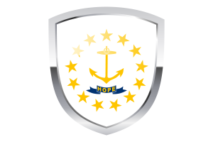 National Flag of Rhode Island Clipart flag