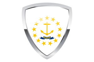 Rhode Island Shield Flag flag