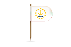 Rhode Island Flag for Desk, Table flag