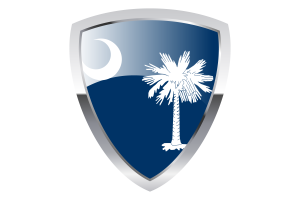 South Carolina Shield Flag flag