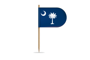 South Carolina Flag for Desk, Table flag