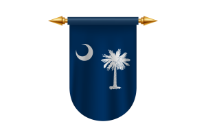 South Carolina Flag Emblem Vector Images flag