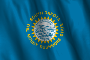 National Flag of South Dakota flag