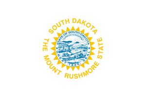Emblem of South Dakota flag