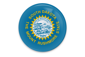 South Dakota Flag Vector Art flag