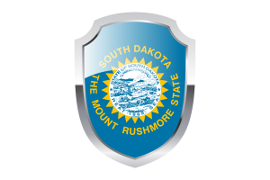 South Dakota Shield Logo flag
