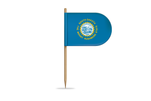 South Dakota Flag for Desk, Table flag