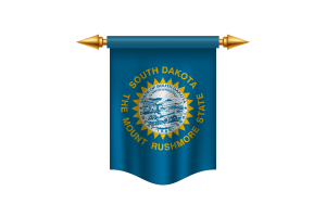 South Dakota Flag Royal Banner flag