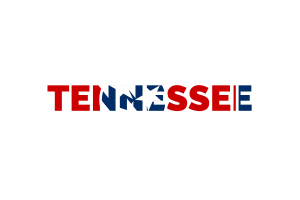 Tennessee Text Art flag