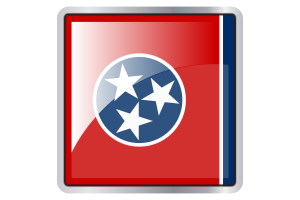 Tennessee Flag Square icon flag