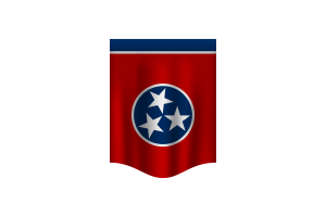 Tennessee Flag Banner flag