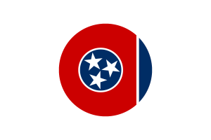 Tennessee Flag Circle Vector Free flag