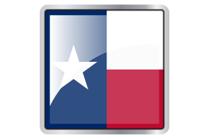 texas Flag Square icon flag