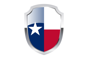 texas Shield Logo flag