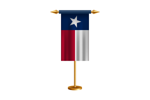 texas Ceremonial Flag Vector Free flag