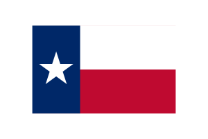 texas Flag Triangle Vector Illustration flag