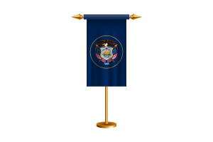 Utah Ceremonial Flag Vector Free flag