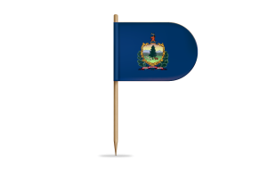 Vermont Flag for Desk, Table flag