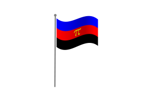 Waving Flag of Polyamory flag