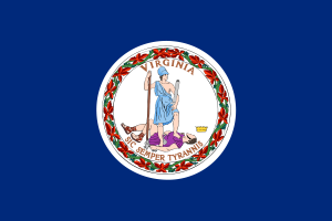 Flag of Virginia flag